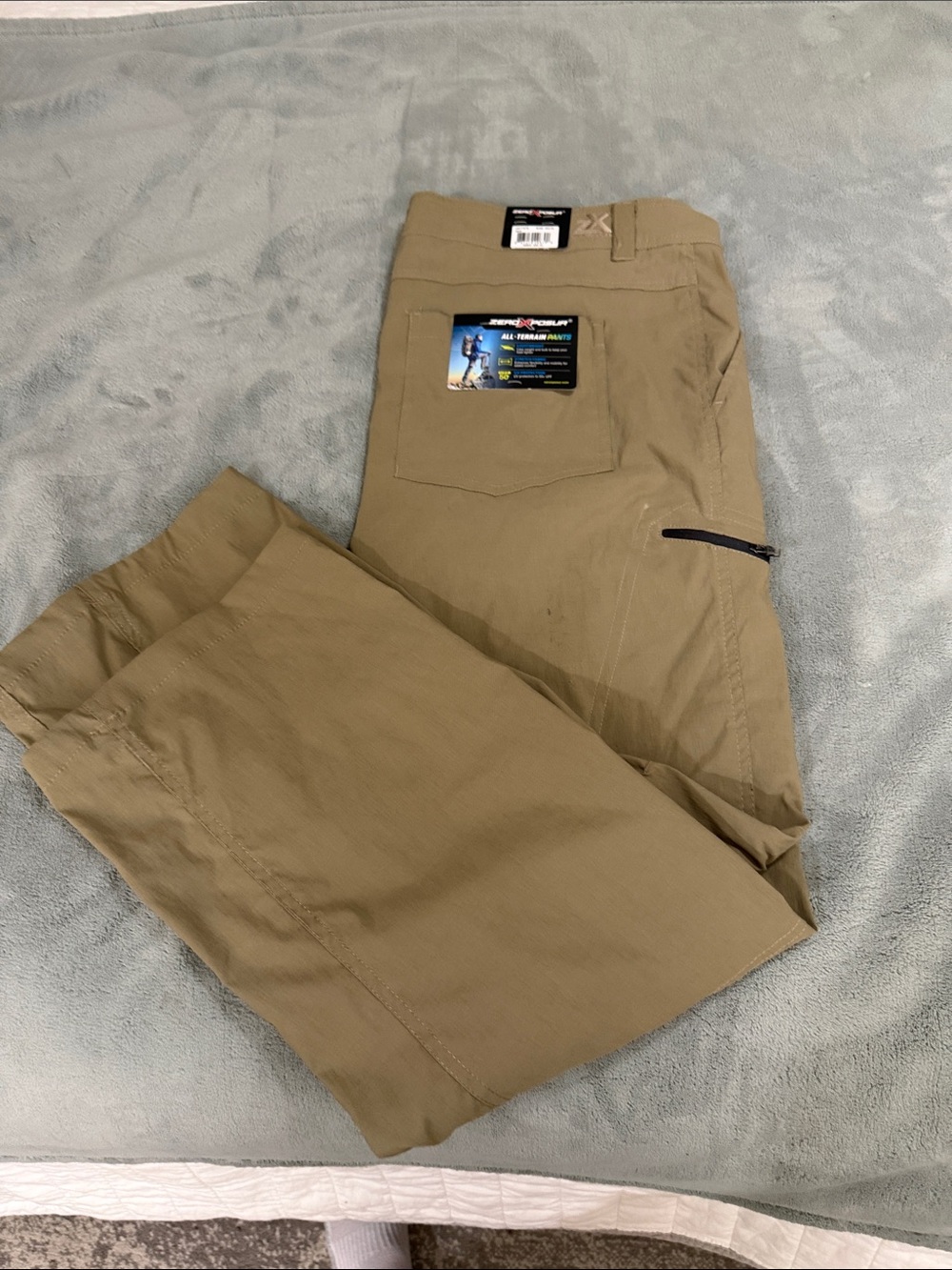 ZeroXposur Men's Tan Performance Chinos